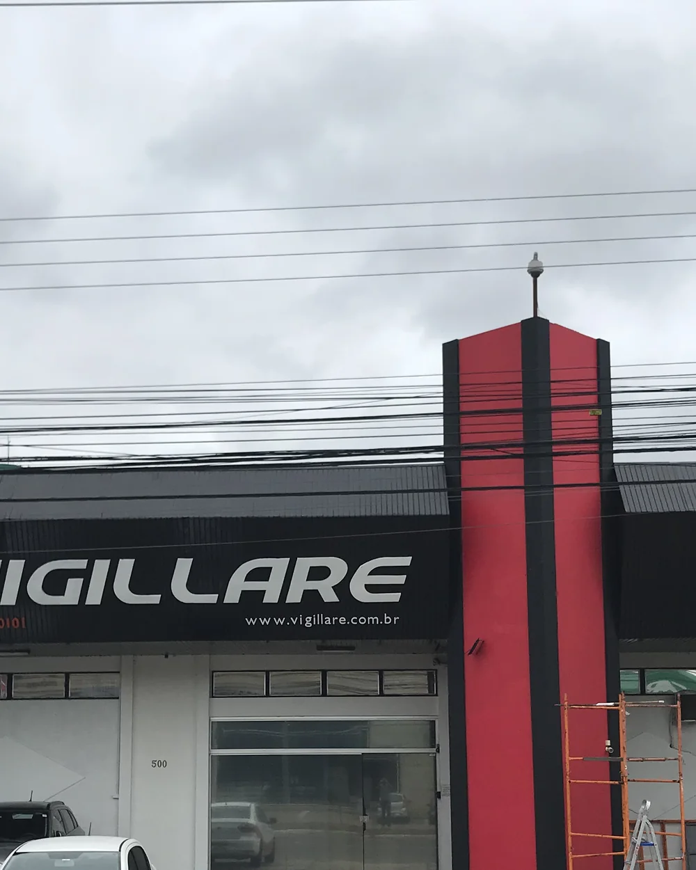 Fachada comercial executado pela GESUL